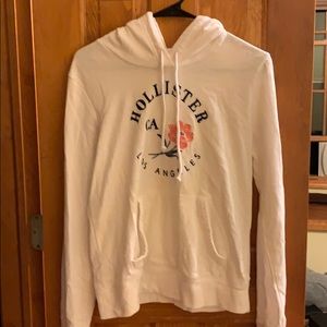 White Hollister Hoodie